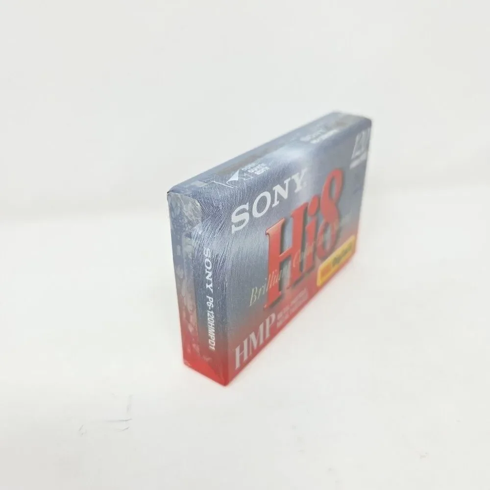 Sony P6-120HMP Hi8 HMP DIGITAL8 60 / 120min Blank Video Cassette New Sealed